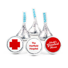 Personalized Nurse Appreciation Red Cross Hershey's Kisses