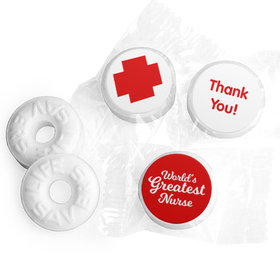 Nurse Appreciation Red Cross Life Savers Mints