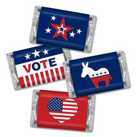 Election Candy Democrat Party Wrapped Hershey's Miniatures