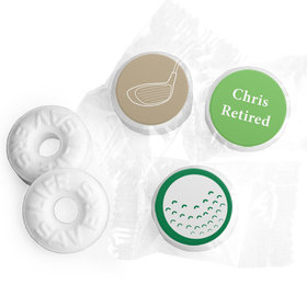 Retirement Favors - Gone Golfin' Stickers - Life Savers