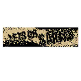 Let's Go Saints Football Party 5 Ft. Banner