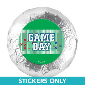 Personalized 49ers Football Party 1.25 Stickers (48 Stickers) 