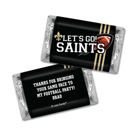 Personalized Hershey's Miniatures Saints Football Party
