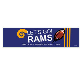 Rams Football Party 5 Ft. Banner