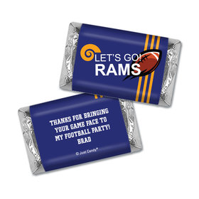 Personalized Hershey's Miniatures Rams Football Party