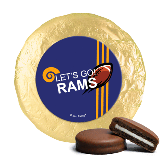 Rams Football Party Milk Chocolate Covered Oreos