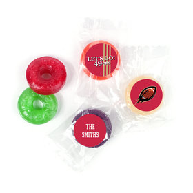 Personalized 49ers Football Party Life Savers 5 Flavor Hard Candy
