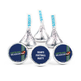 Personalized Seahawks Football Party 3/4" Stickers(108 Stickers)