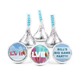 Personalized Super Bowl Themed Stadium Hershey's Kisses Candy