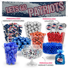 Lets Go Patriots Deluxe Candy Buffet