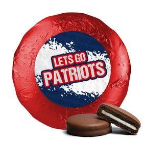 Let's Go Patriots Chocolate Covered Oreos