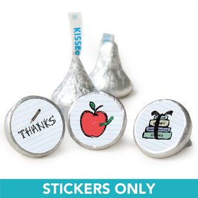 Doodle Teacher Gift 3/4" Stickers (108 Stickers)