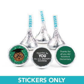 Personalized Teacher Appreciation One Smart Cookie 3/4" Stickers (108 Stickers)