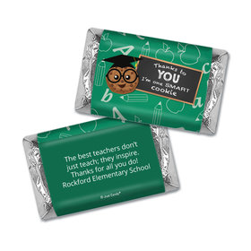 Personalized Teacher Appreciation Hershey's Miniatures Wrappers One Smart Cookie