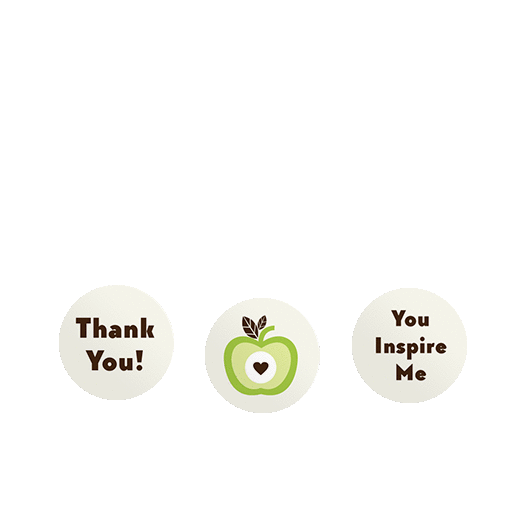 Personalized Teacher Appreciation One Cool Apple 3/4" Stickers for Hershey's Kisses