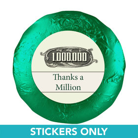 Business Thank You 1.25" Sticker Thanks a Million (48 Stickers)