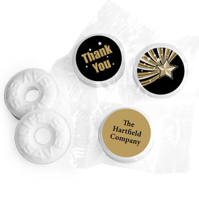 Business Thank You Personalized Life Savers Mints Gold Stars