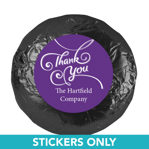 Thank You 1.25" Sticker Scroll (48 Stickers)