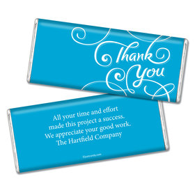 Thank You Personalized Chocolate Bar Scroll
