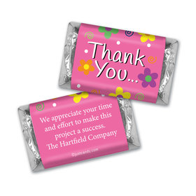 Thank You Personalized Hershey's Miniatures Daisies