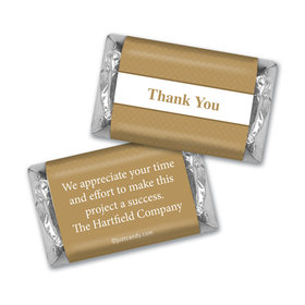 Personalized Thank You Classic Crisscross Hershey's Miniatures
