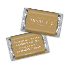 Personalized Thank You Simple Hershey's Miniatures
