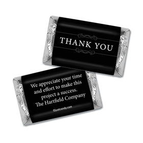 Personalized Thank You Simple Hershey's Miniature Wrappers Only