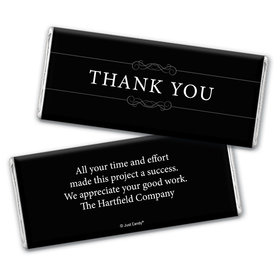 Thank You Personalized Chocolate Bar Wrappers Simple