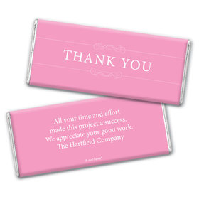 Thank You Personalized Chocolate Bar Wrappers Simple