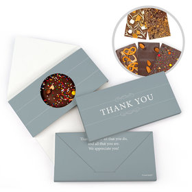 Personalized Thank You Simple Gourmet Infused Belgian Chocolate Bars (3.5oz)