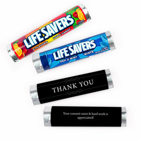 Personalized Thank You Simple Business Lifesavers Rolls (20 Rolls)