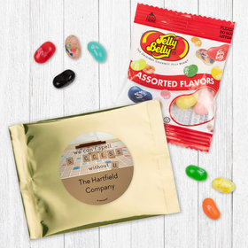 Personalized Thank You Scrabble Jelly Belly Assorted Jelly Beans