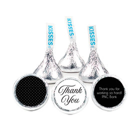 Business Promotional 3/4" Sticker Dotted Thank You (108 Stickers)
