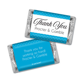 Personalized Thank You Pin Dots Hershey's Miniature Wrappers Only