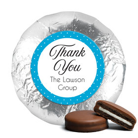 Business Promotional Chocolate Covered Foil Oreos Dotted Thank You