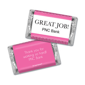 Personalized Great Job Thank You Pin Dots Hershey's Miniatures