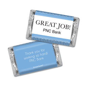 Personalized Great Job Thank You Pin Dots Hershey's Miniature Wrappers Only
