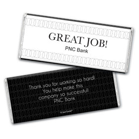 Personalized Business Thank You Great Job Chocolate Bar & Wrapper