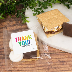 Personalized Thank You So Much S'mores Favor