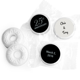 Anniversary Stickers Simple 25th Anniversary Personalized Life Savers