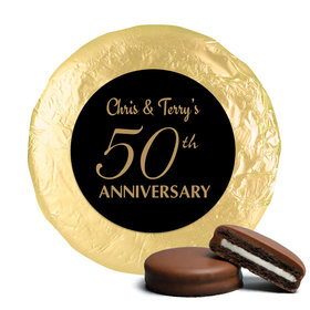 Anniversary Simple 50th Anniversary Milk Chocolate Covered Oreo Cookies