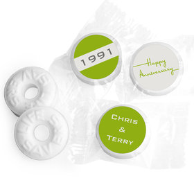 Anniversary Personalized Life Savers Mints Banner Year