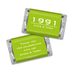 Anniversary Personalized Hershey's Miniatures Banner Year
