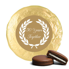 Anniversary Chocolate Covered Oreos Then and Now Golden 50th