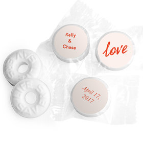 Personalized Mints Bubbling Love Anniversary Favors