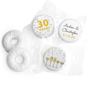 Personalized Anniversary Cheers to Love Life Savers Mints