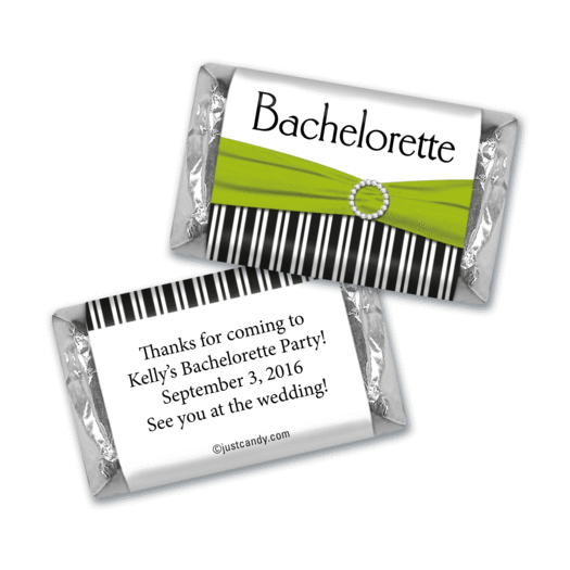 Classy Bachelorette Party Favors Personalized Candy Bar - Wrapper