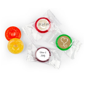 Wedding Heart Stickers For LifeSavers 5 Flavor Hard Candy