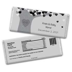 Personalized Wedding Reception Favors Hershey's Chocolate Bar & Wrapper