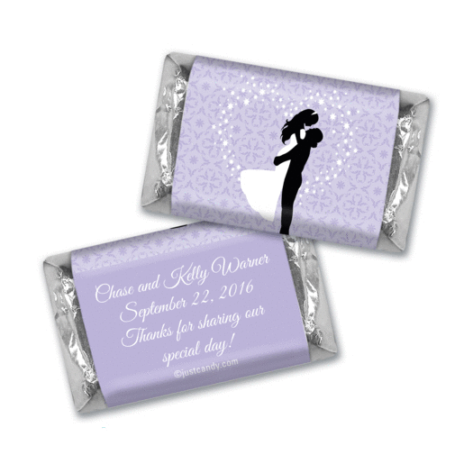 Personalized Wedding Reception Favors Mini Wrappers